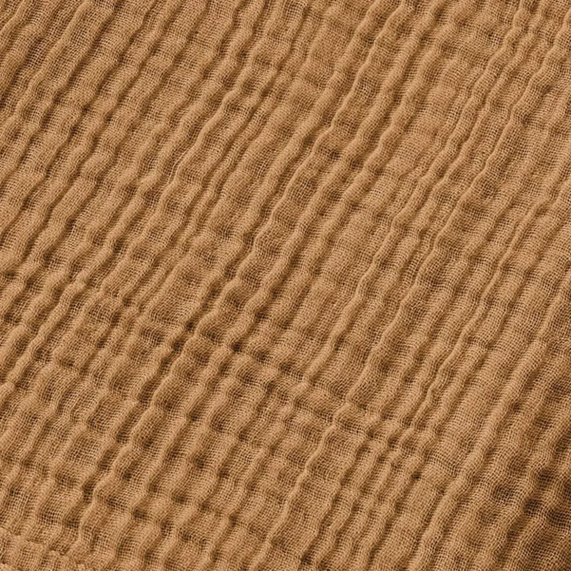 Asciugamano da bagno di garza di cotone (30 x 50 cm) Gaia Camel