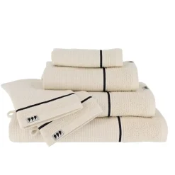 Asciugamano da bagno nido d'ape (70 x 130 cm) Japandi Beige