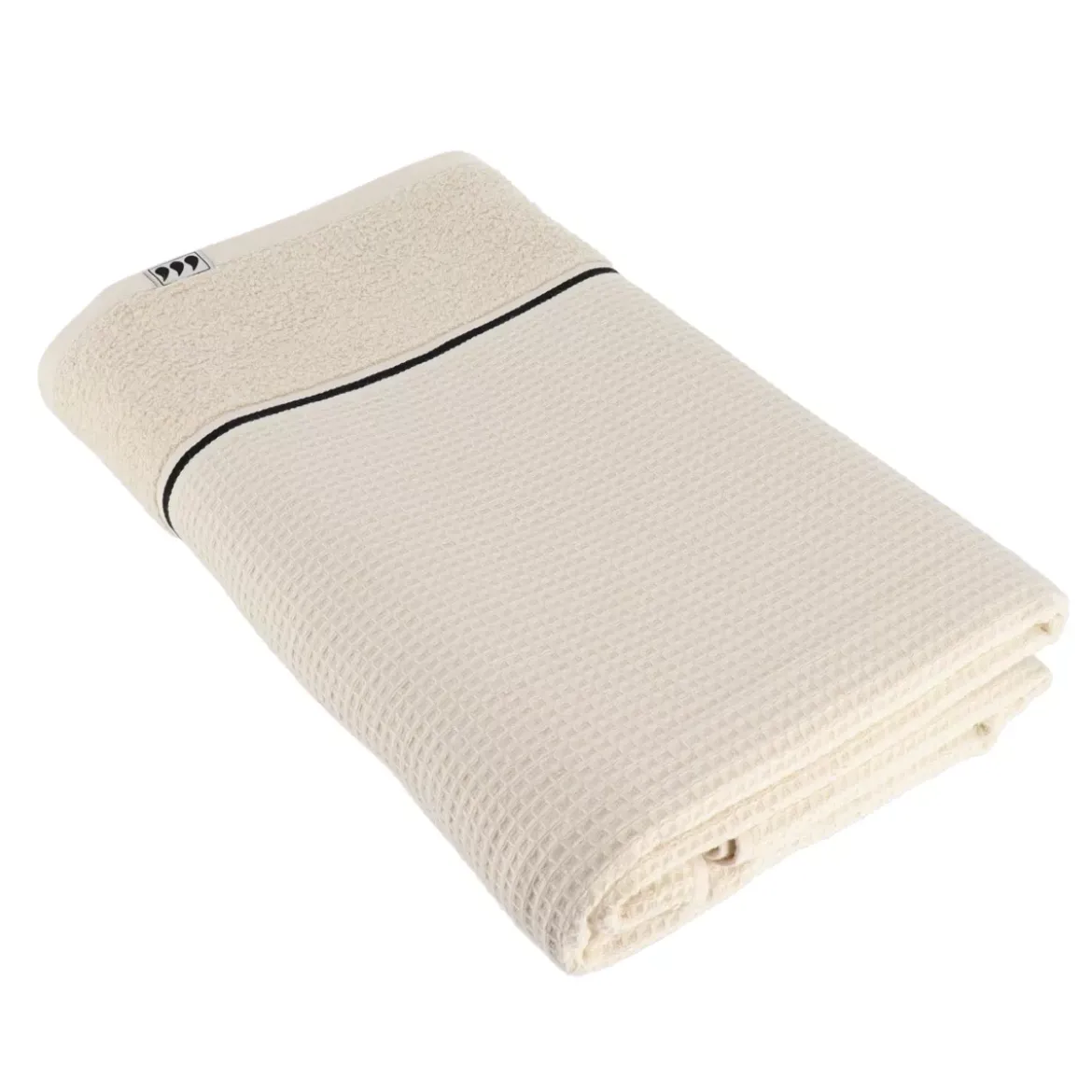 Asciugamano da bagno nido d'ape (90 x 150 cm) Japandi Beige