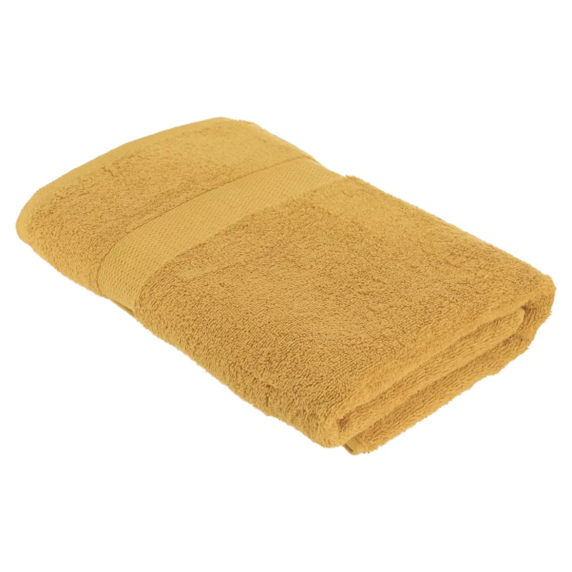Asciugamano in cotone (70 x 130 cm) Timeless Giallo senape