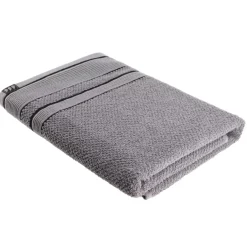 Asciugamano (70 x 130 cm) Black Line Grigio / nero