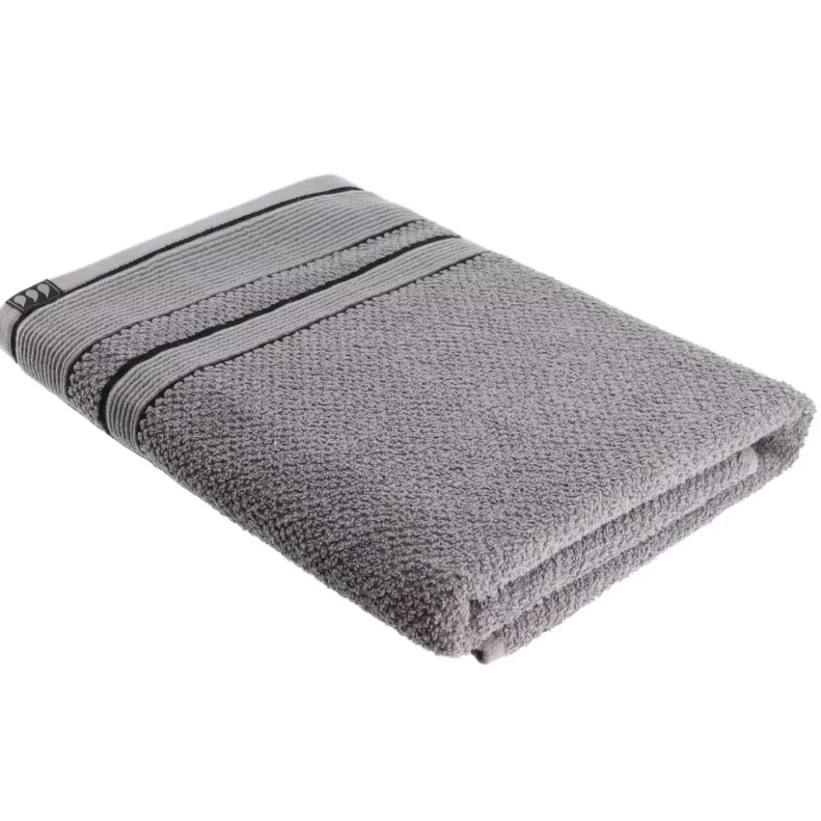Asciugamano (70 x 130 cm) Black Line Grigio / nero