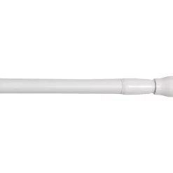 Asta autobloccante estensibile rotonda (L70 - 120 cm / D22 mm) Pressione Bianco satinato