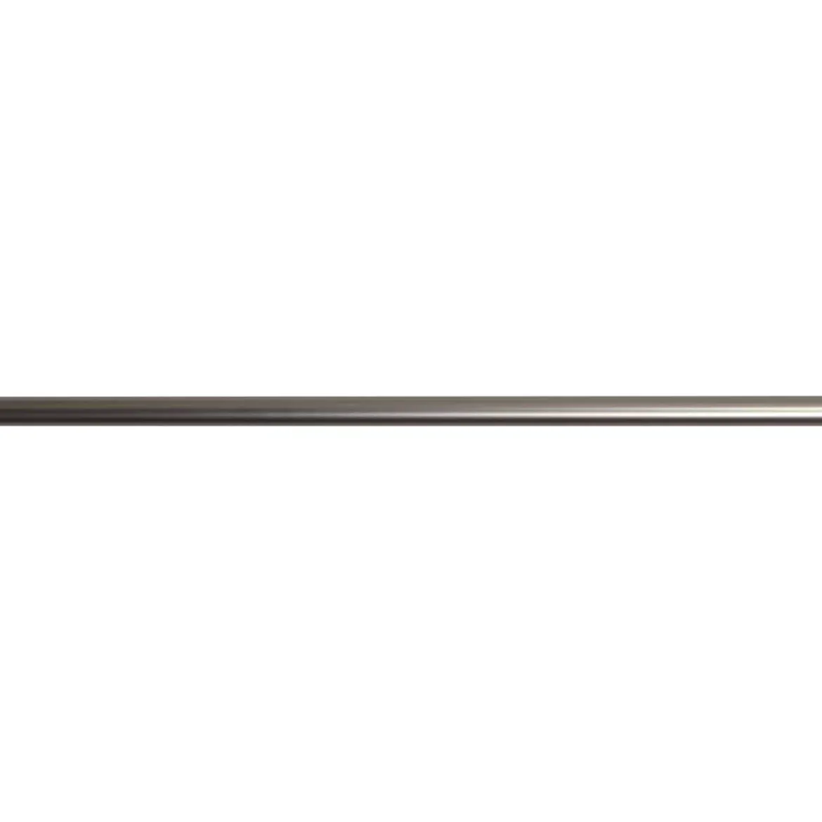 Asta per tenda estensibile in metallo (L120 - 210 cm / D17 - 20 mm) Jim Argento opaco