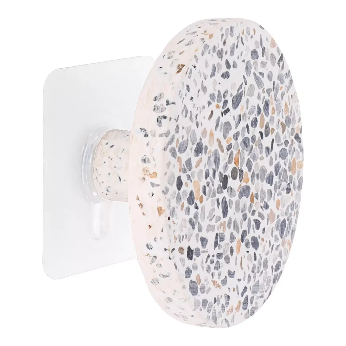 Attaccapanni adesivo effetto terrazzo (8,5 cm) Easy Chic Multicolore