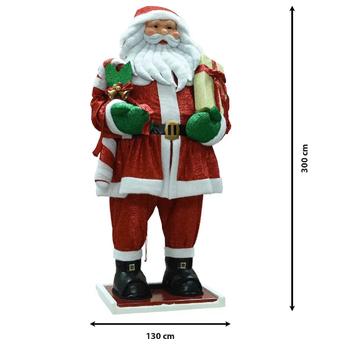 Babbo Natale gigante (300 cm) Ulrik