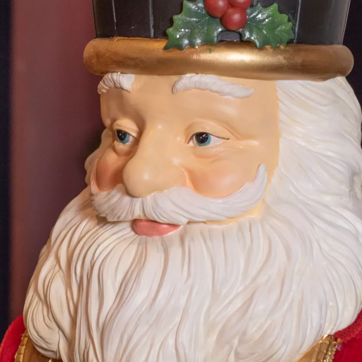 Babbo Natale Gigante (H175 cm) Gabriel in costume Rosso