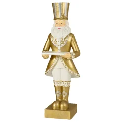Babbo Natale Gigante (H175 cm) Gabriel vestito d'Oro