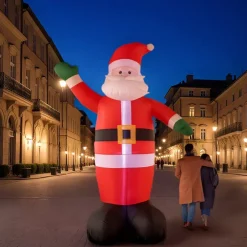 Babbo Natale gonfiabile (400 cm) Gigante luminoso