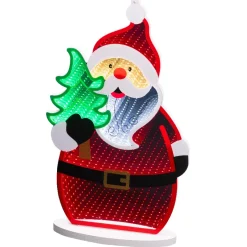 Babbo Natale luminoso 215 LED (H40 cm) Infinity Multicolore