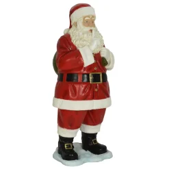 Babbo Natale Tradizionale Gigante (H182 cm) Klaus silenzio sto arrivando