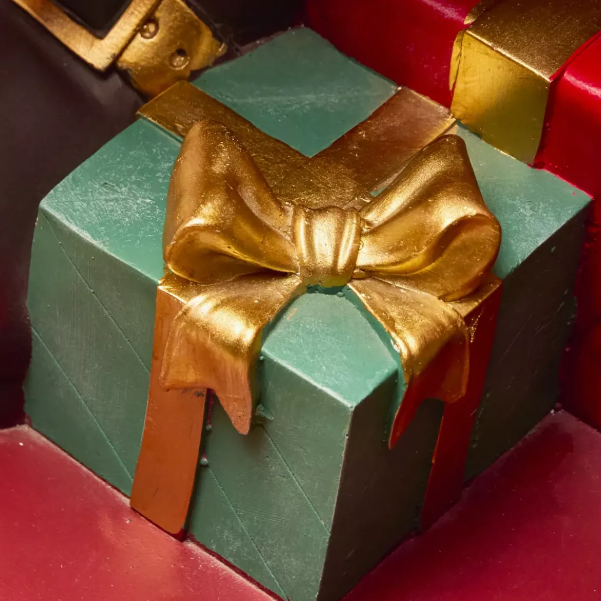 Babbo Natale tradizionale Gigante (H170 cm) Giro di regali