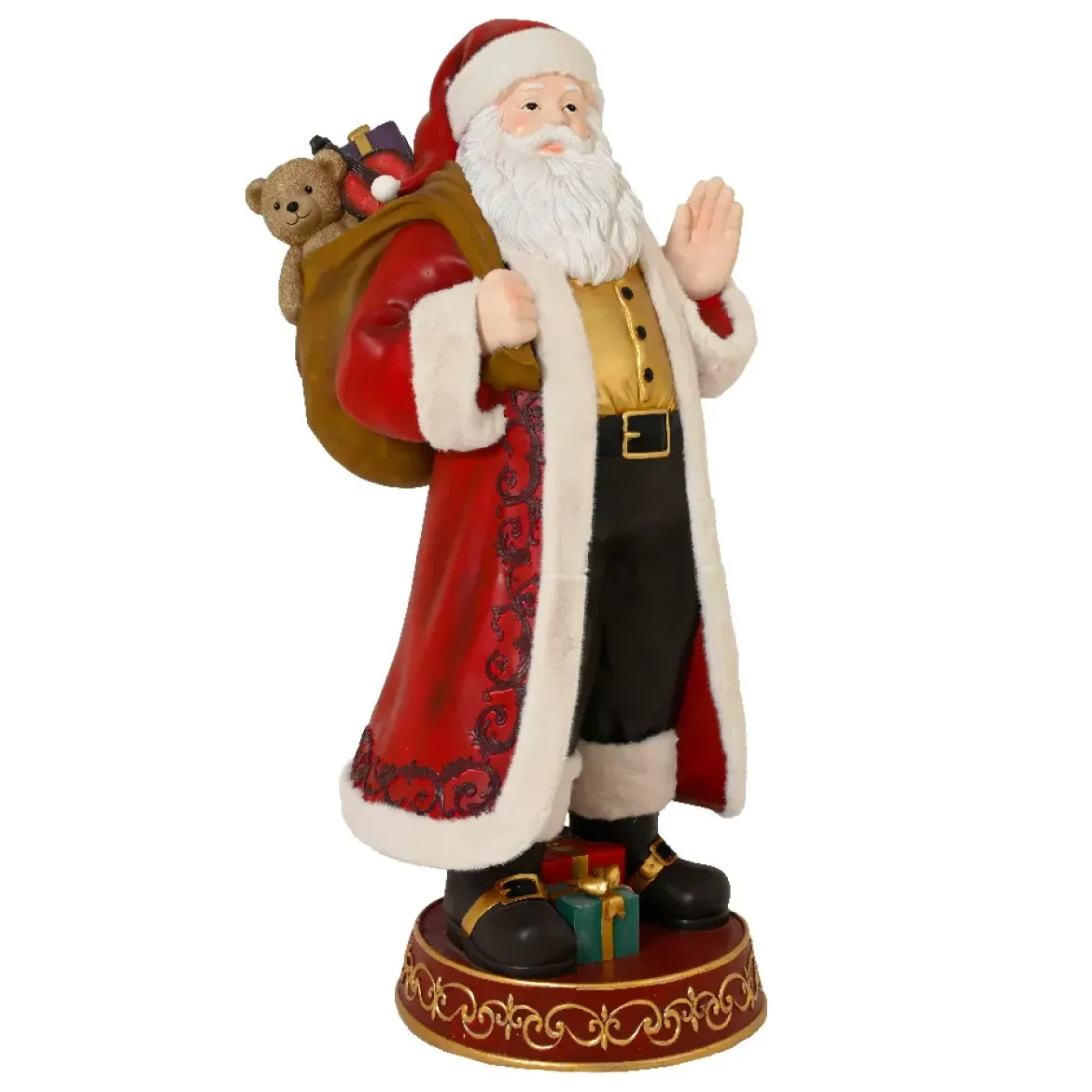 Babbo Natale tradizionale Gigante (H170 cm) Giro di regali