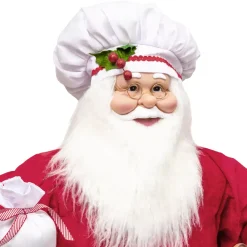 Babbo Natale tradizionale (H120 cm) Gautier il cuoco