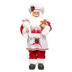 Babbo Natale tradizionale (H45 cm) Gautier il cuoco