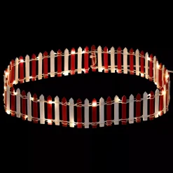 Barriera luminosa in legno (H9 cm) per villaggio