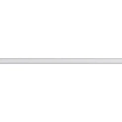 Bastone per tenda in ferro battuto regolabile (L185 - 350 cm / D28 mm) Lino Bianco opaco
