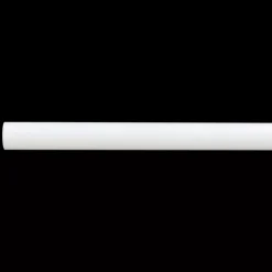 Bastone per tenda in ferro battuto (L150 cm - Ø20 mm) Bianco opaco