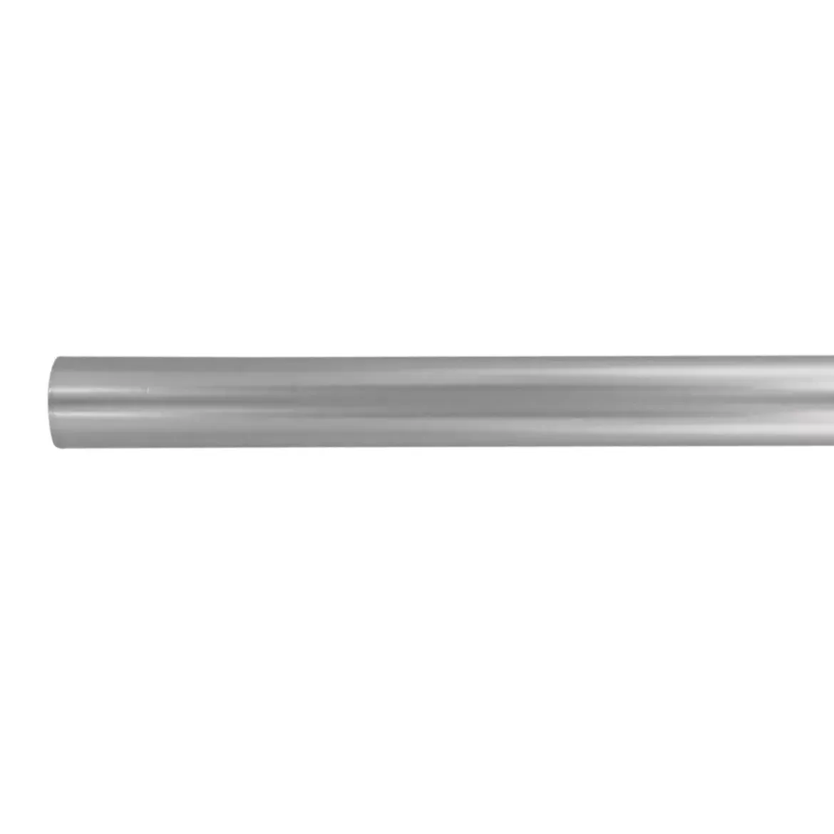Bastone per tenda regolabile in ferro battuto (L185/L350 cm - Ø28 mm) Argento opaco