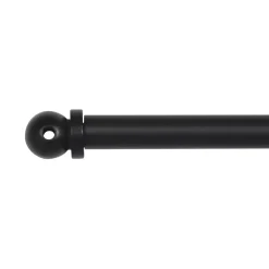 Bastone per tende leggere estensibile rotondo (L40 - 60 cm /D7 mm) Pietro Nero opaco.