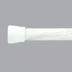 Bastone tenda autobloccante estensibile (L110 - L200 cm / Ø22 mm) Rotondo Bianco