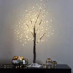 Betulla luminosa Cayden Micro LED Alt.100 cm Bianco caldo