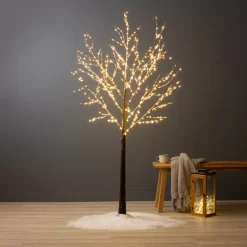Betulla luminosa 600 LED (180 cm) Betulla Bianco caldo