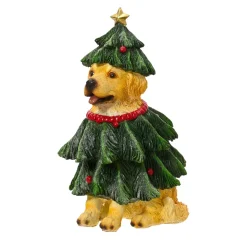Cane decorativo (H24 cm) Labrador in abete Verde