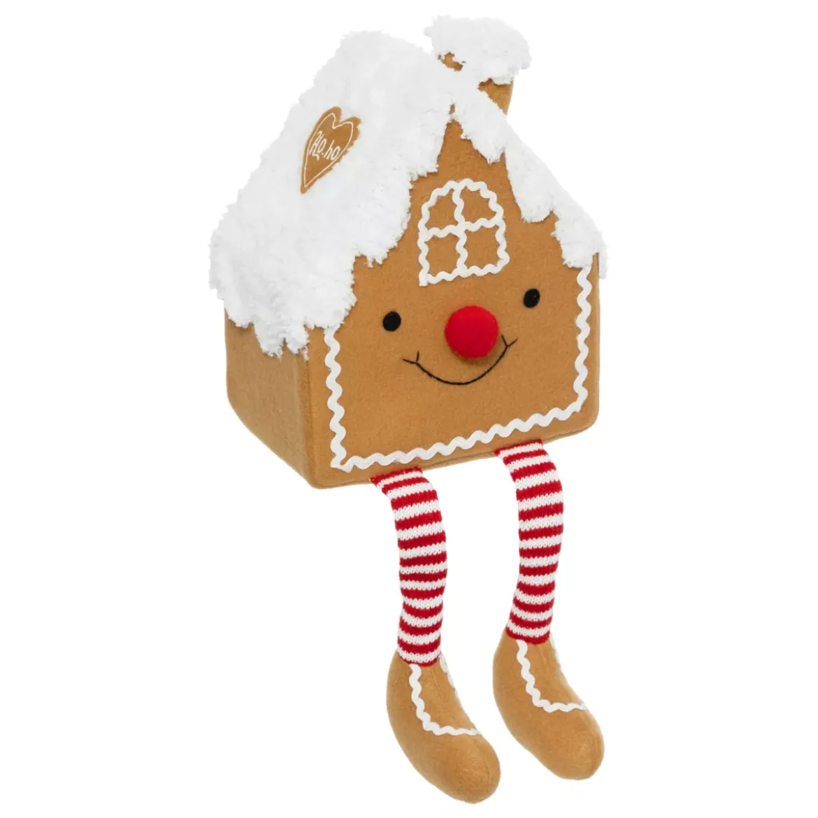 Casa di Natale (H43 cm) Pan di zenzero e gambe morbide