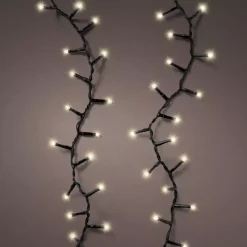 Cascata di luci a pile 2 m 512 LED CN Durawise Bianco caldo
