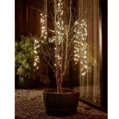 Cascata di luci effetto scintillante L2 m Bianco caldo 480 LED CN