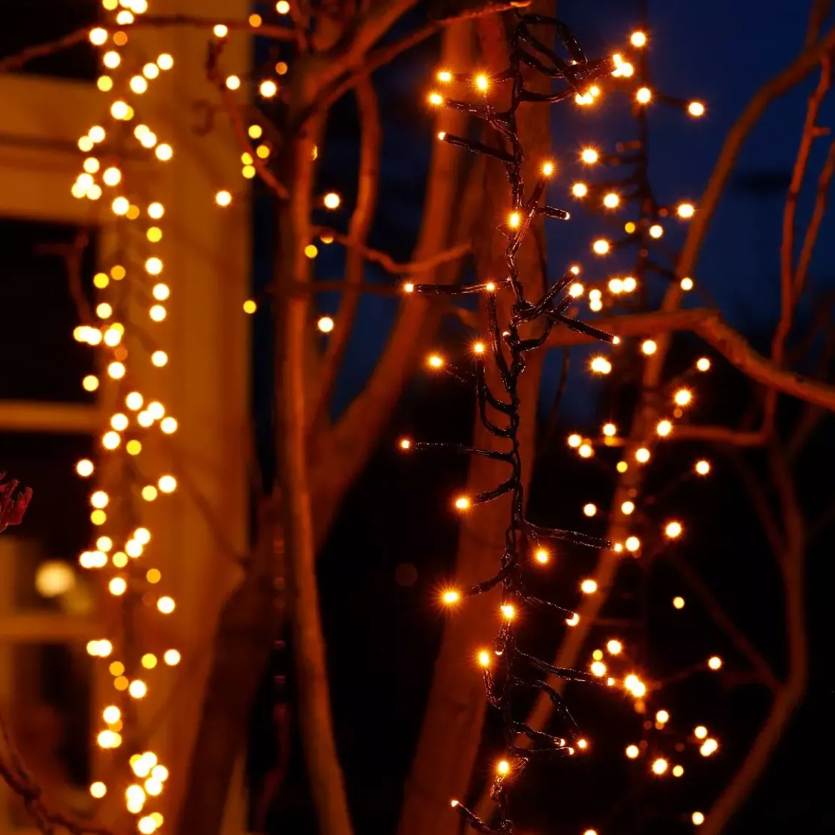 Cascata di luci effetto scintillante L2 m Bianco caldo 480 LED CN