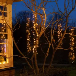 Cascata di luci effetto scintillante L2 m Bianco caldo 480 LED CN