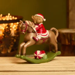 Cavallo a Dondolo (H20 cm) Piccolo orso natalizio