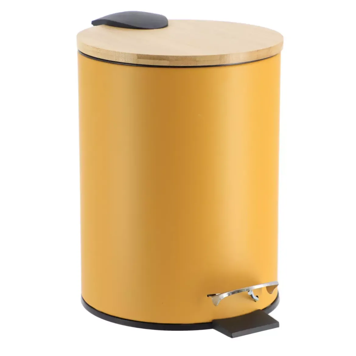 Cestino a pedale con chiusura rallentata Timeless Giallo senape