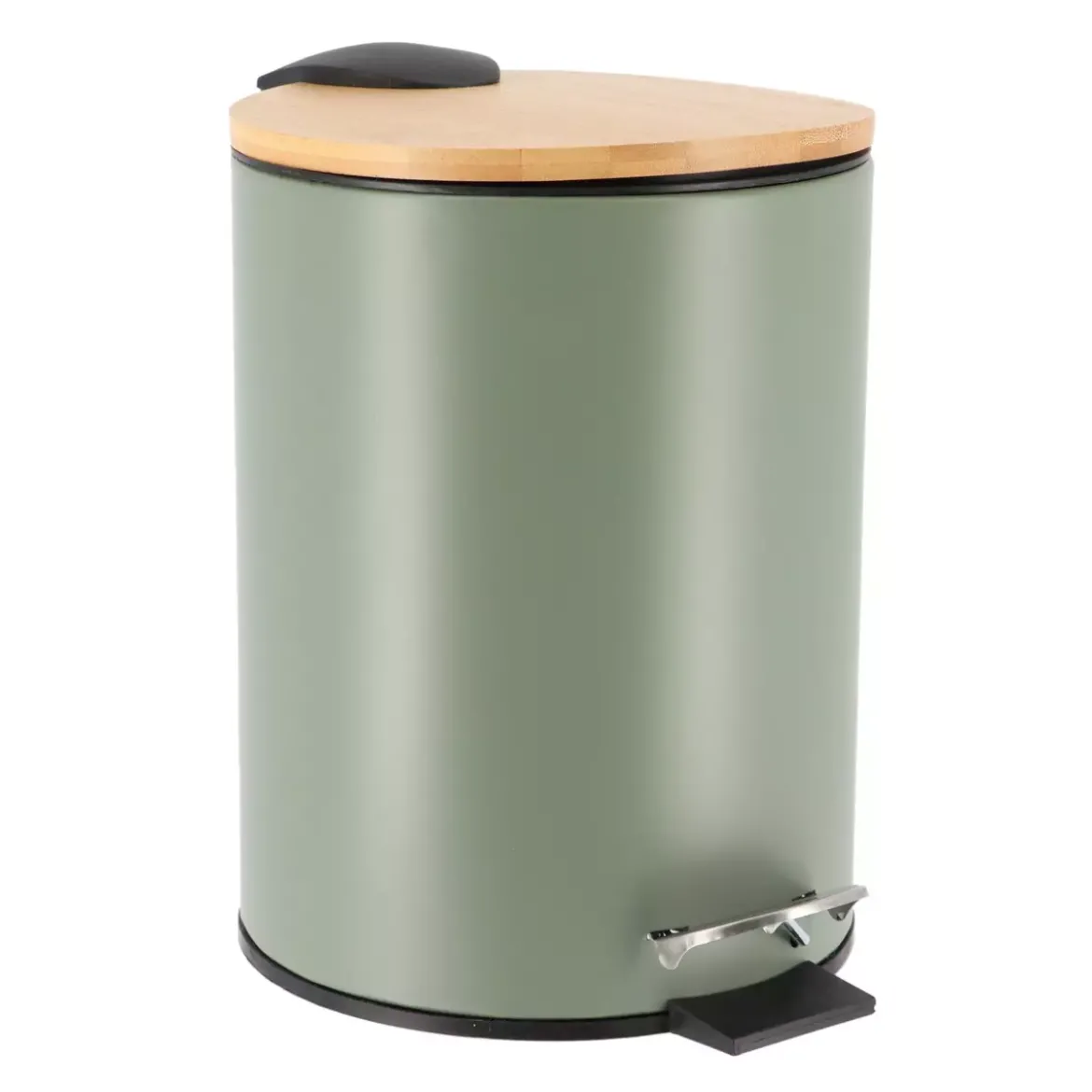 Cestino a pedale con chiusura rallentata Timeless Cachi