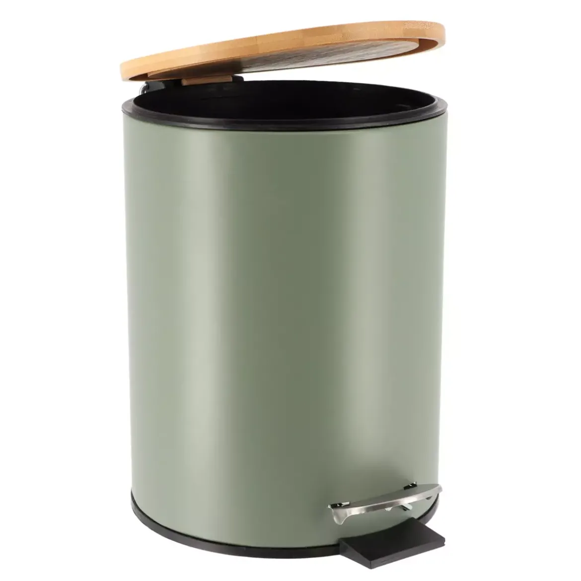 Cestino a pedale con chiusura rallentata Timeless Cachi
