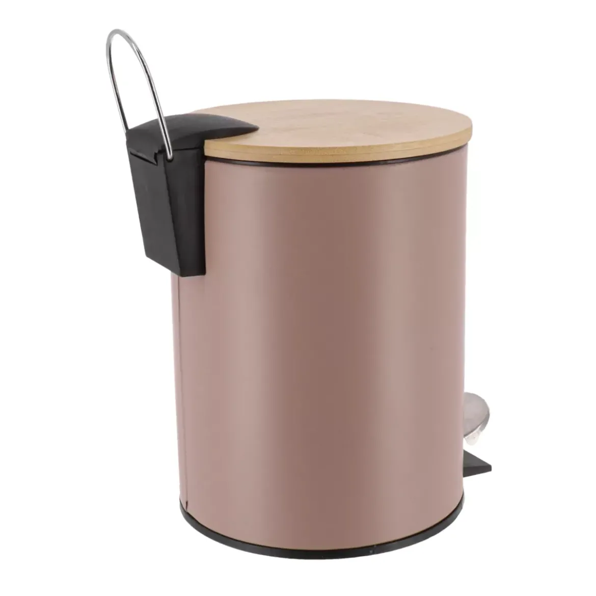 Cestino da bagno a pedale con freno di caduta Timeless Cappuccino