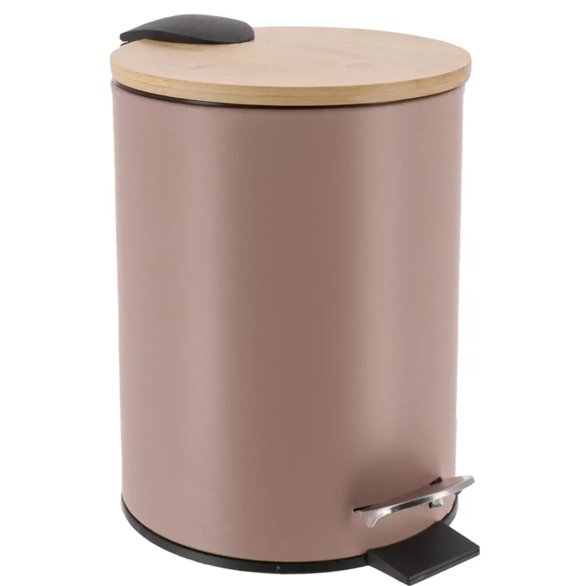 Cestino da bagno a pedale con freno di caduta Timeless Cappuccino
