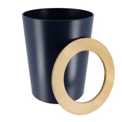 Cestino da bagno 5L Purebamboo Blu marino