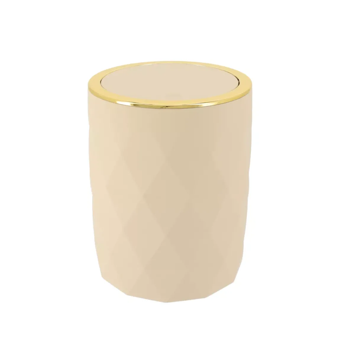 Cestino da bagno 6L Rubby Beige