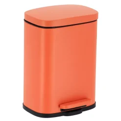 Cestino per il bagno in metallo con chiusura ammortizzata Boho-chic Terracotta