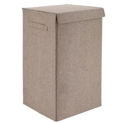 Cesto per la biancheria pieghevole (H60 cm) TissuFlex Tortora