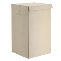 Cesto portabiancheria pieghevole (H60 cm) TissuFlex Beige