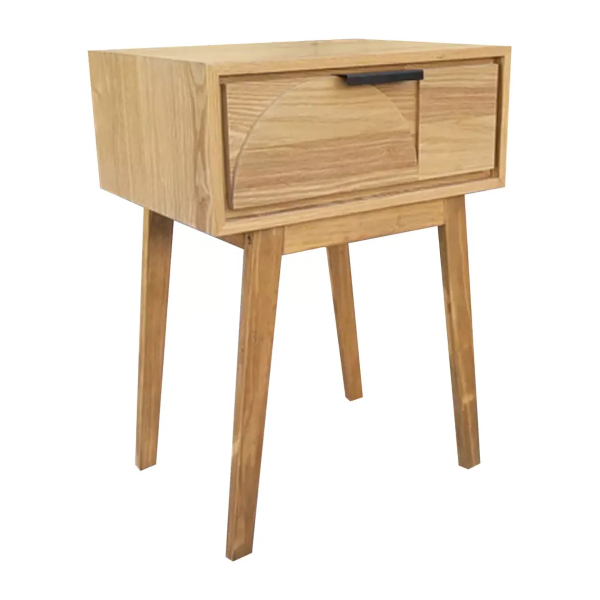 Comodino legno (Alt 58 cm) Hanoï Naturale