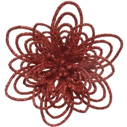 Confezione di fiori Floralia su clip Rosso