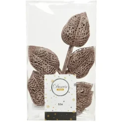 Confezione di 12 foglie Alpine Rosa cipria
