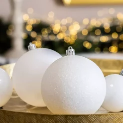 Confezione di 30 palline di Natale assortite New Alpine Bianco