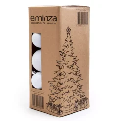 Confezione di 30 palline di Natale assortite New Alpine Bianco