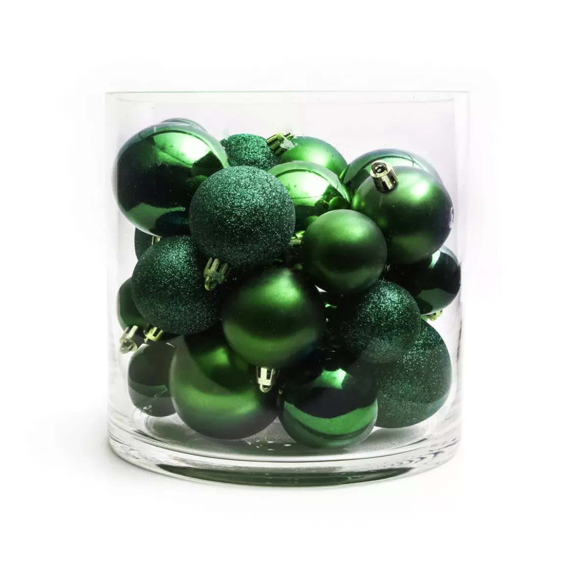 Confezione di 30 palline di Natale assortite New Alpine Verde abete